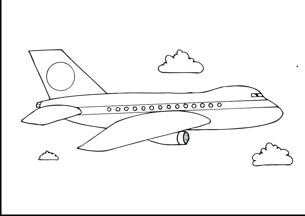 Dibujos para colorear e imprimir Airplane