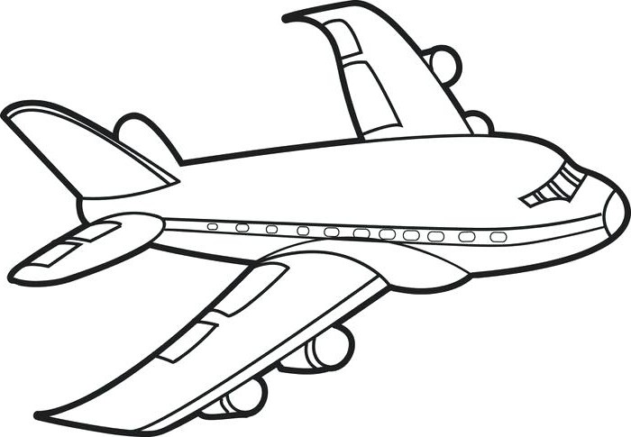 Dibujos para colorear e imprimir Airplane