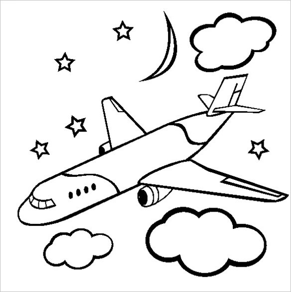 Dibujos para colorear e imprimir Airplane