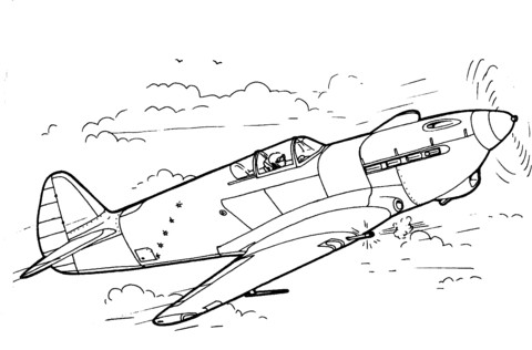 Dibujos para colorear e imprimir Airplane