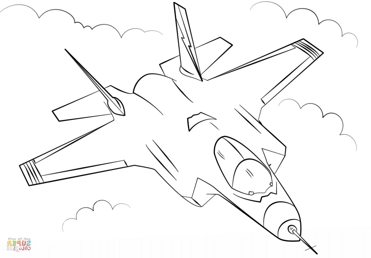 Dibujos para colorear e imprimir Airplane