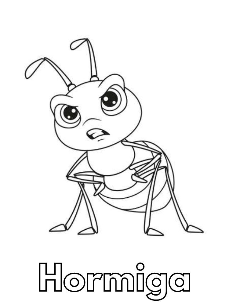 Ant coloring pages 43