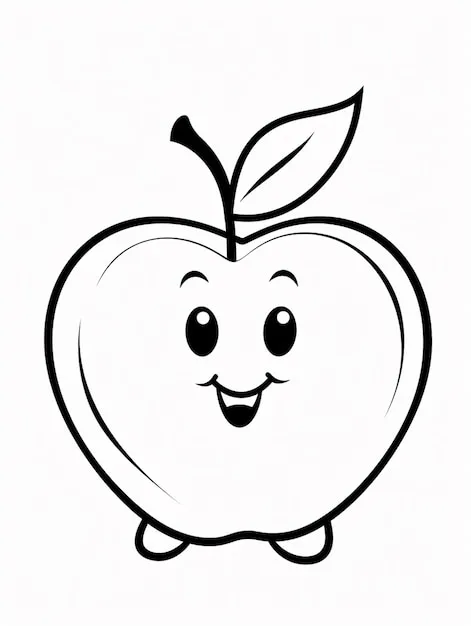 Dibujos para colorear e imprimir Apple