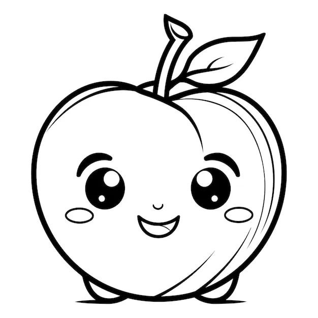 Dibujos para colorear e imprimir Apple