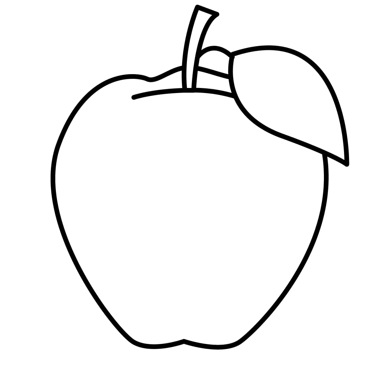 Dibujos para colorear e imprimir Apple