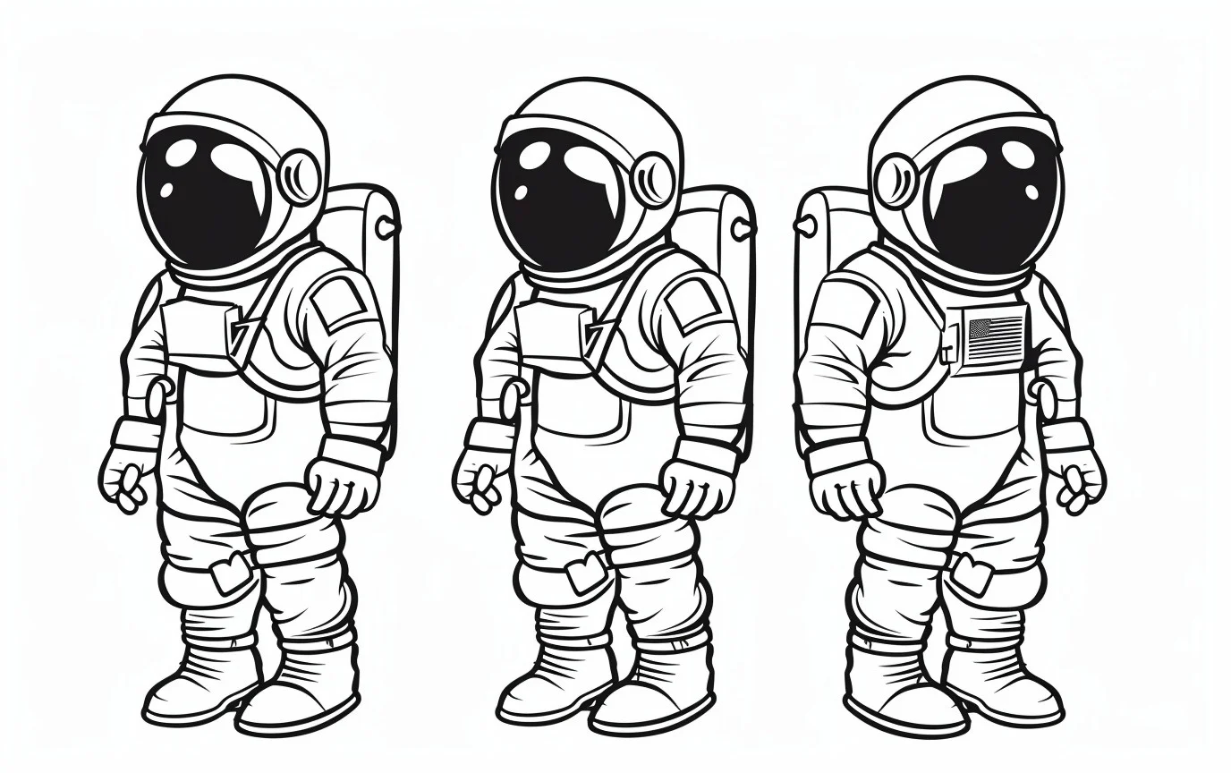 Dibujos para colorear e imprimir Astronaut