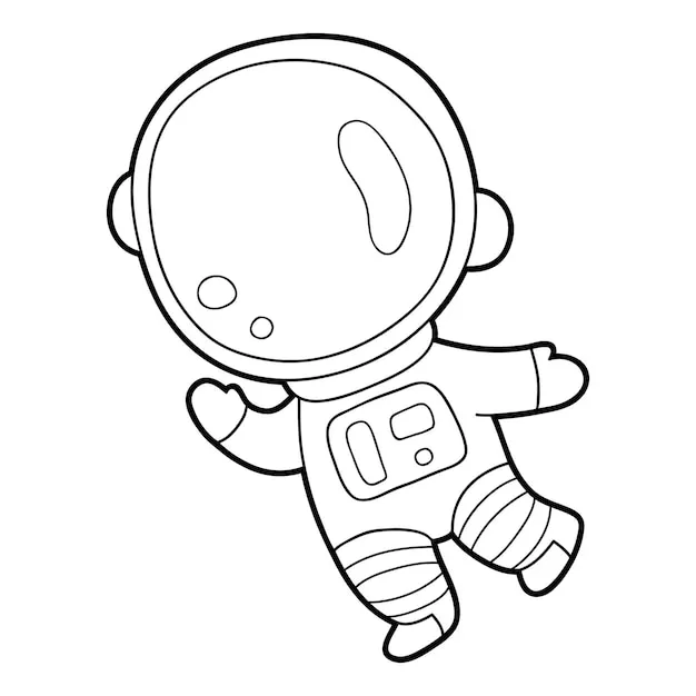 Dibujos para colorear e imprimir Astronaut