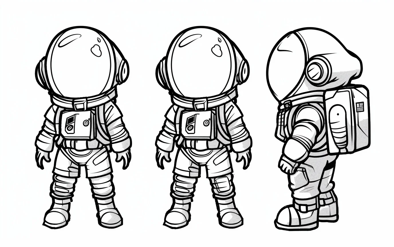 Dibujos para colorear e imprimir Astronaut