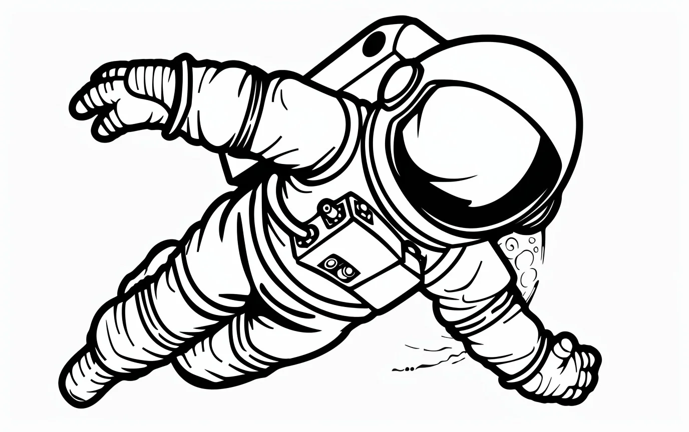 Dibujos para colorear e imprimir Astronaut