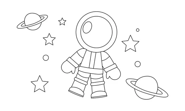 Dibujos para colorear e imprimir Astronaut