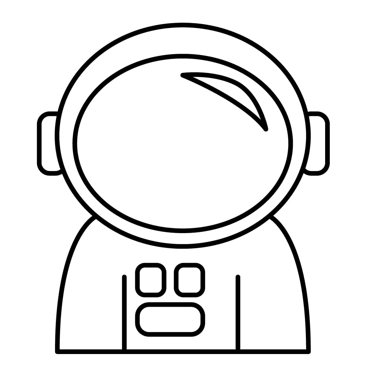 Dibujos para colorear e imprimir Astronaut