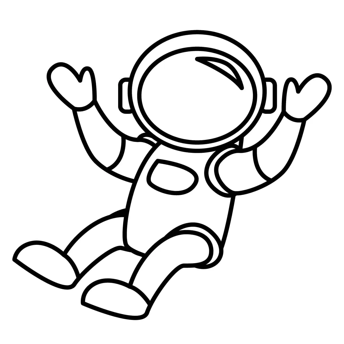 Dibujos para colorear e imprimir Astronaut