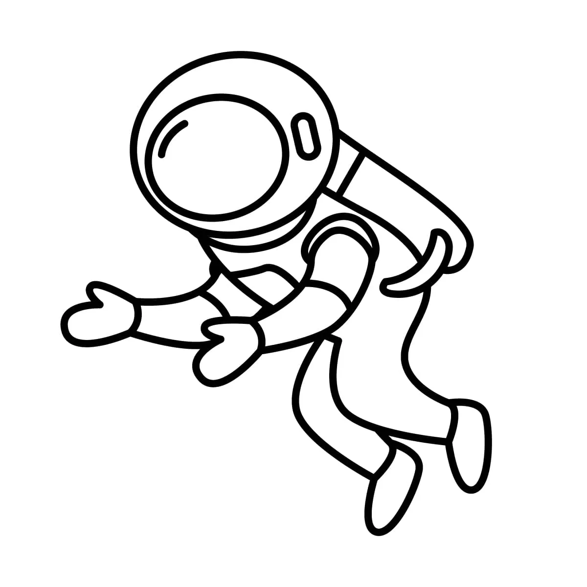 Dibujos para colorear e imprimir Astronaut