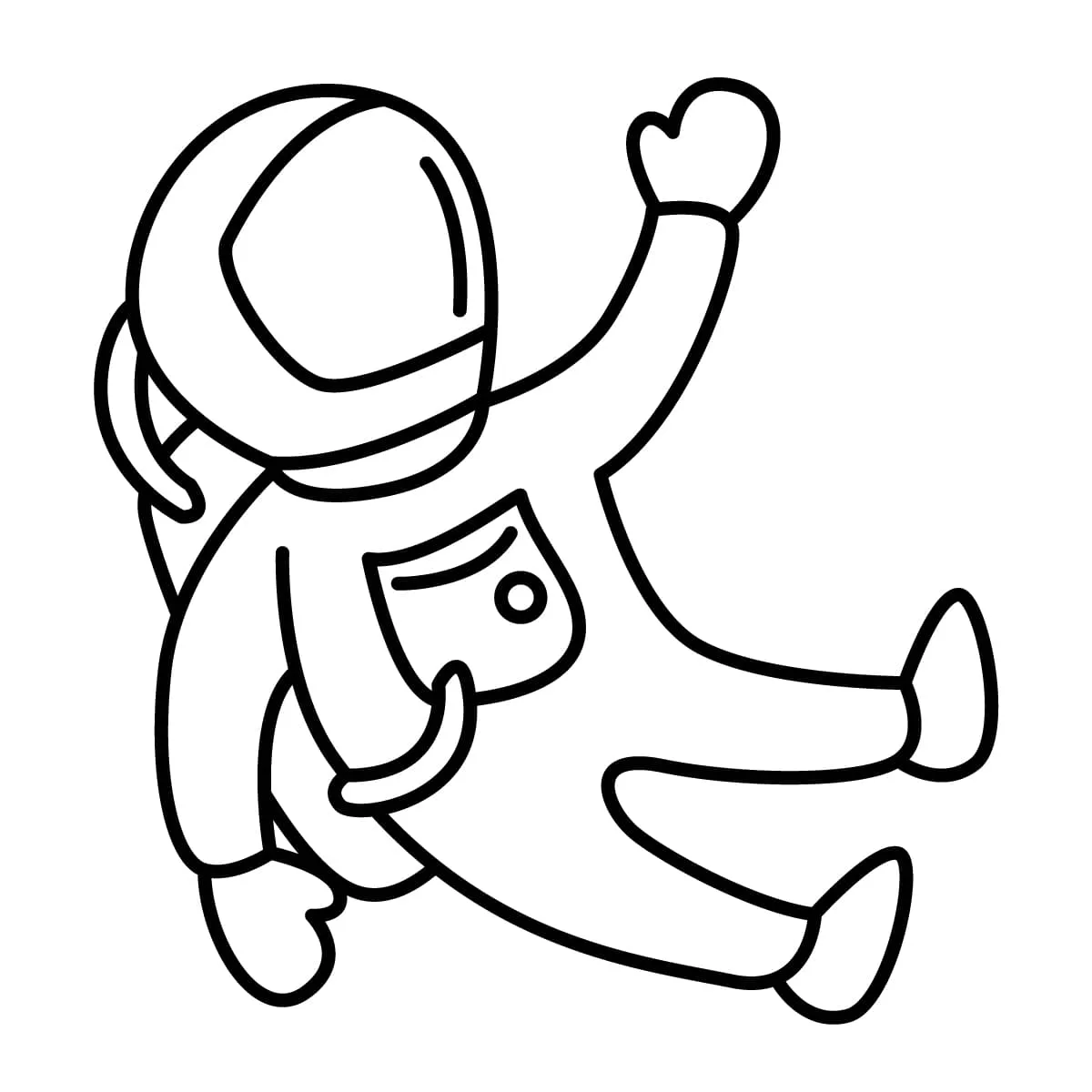 Dibujos para colorear e imprimir Astronaut