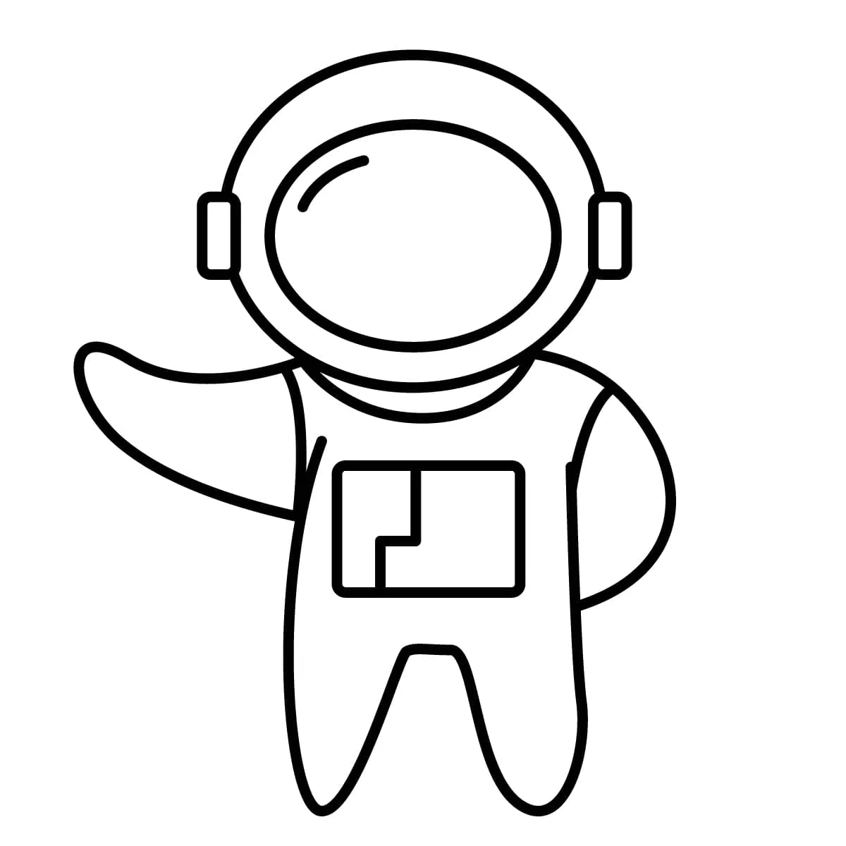 Dibujos para colorear e imprimir Astronaut