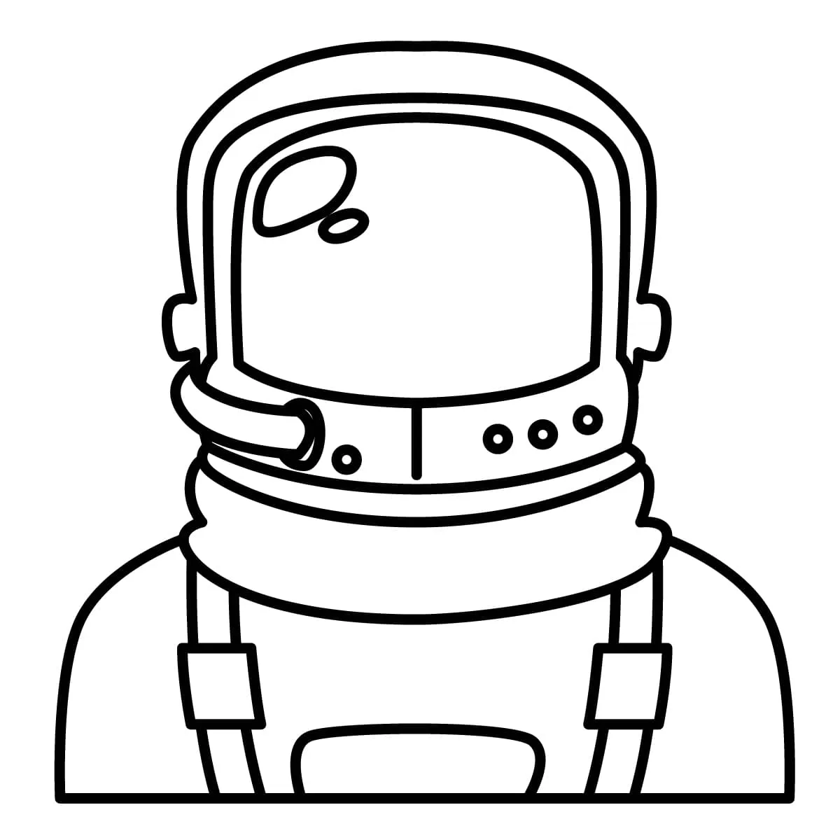 Dibujos para colorear e imprimir Astronaut