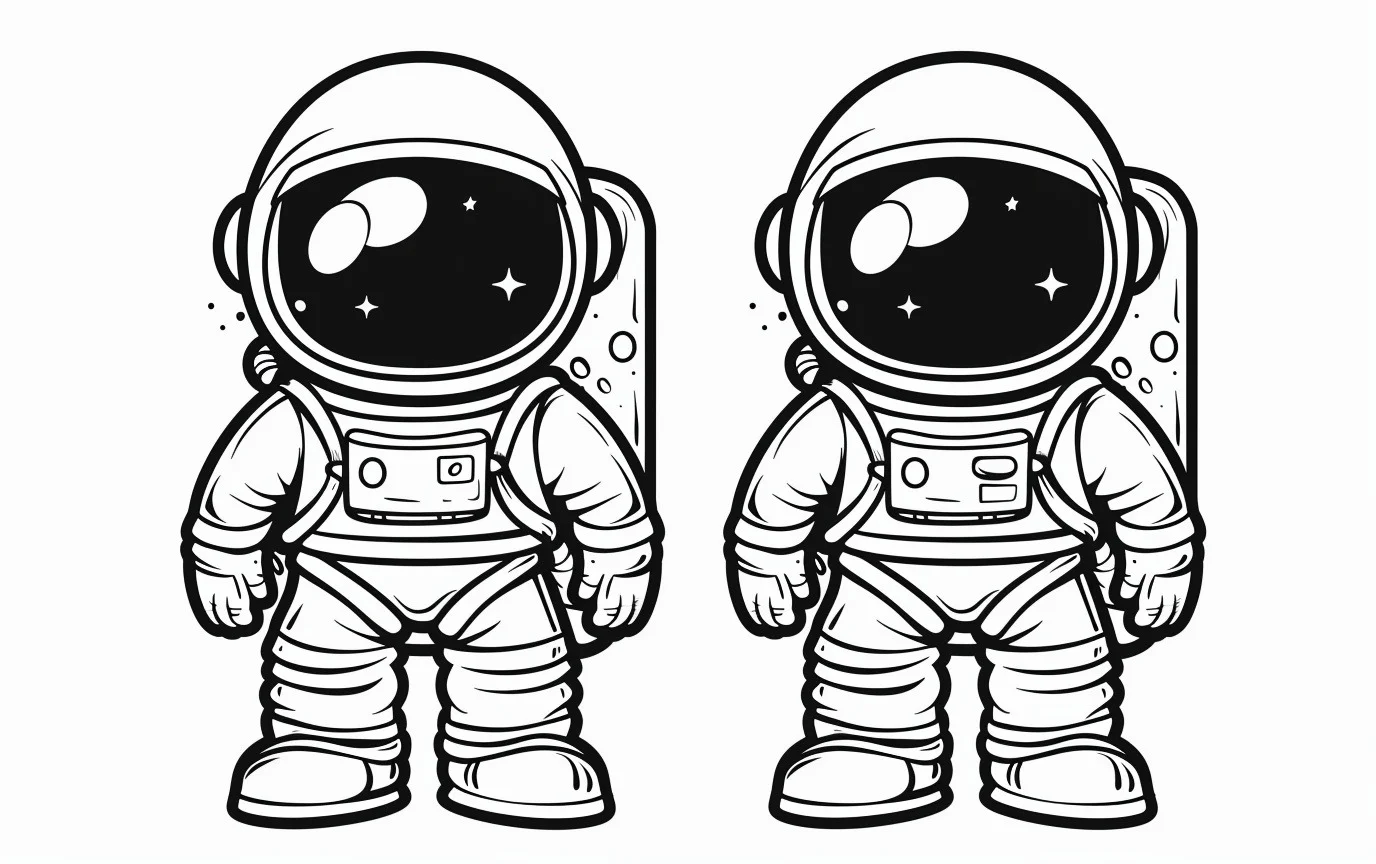 Dibujos para colorear e imprimir Astronaut