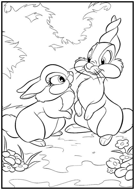 Dibujos para colorear e imprimir Bambi