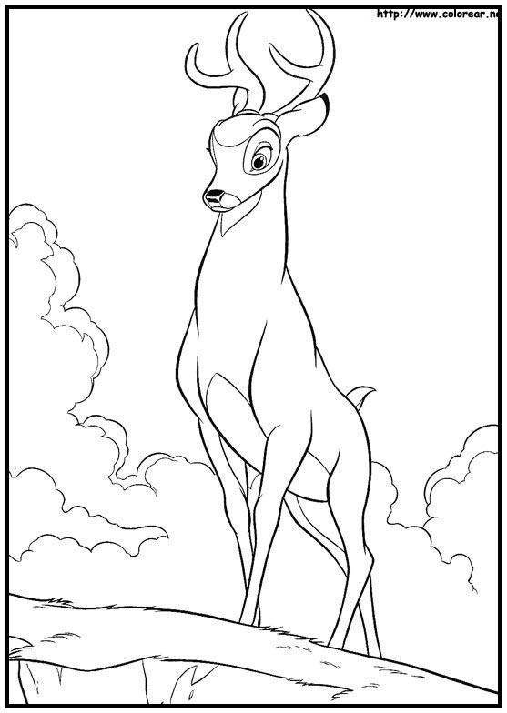 Dibujos para colorear e imprimir Bambi