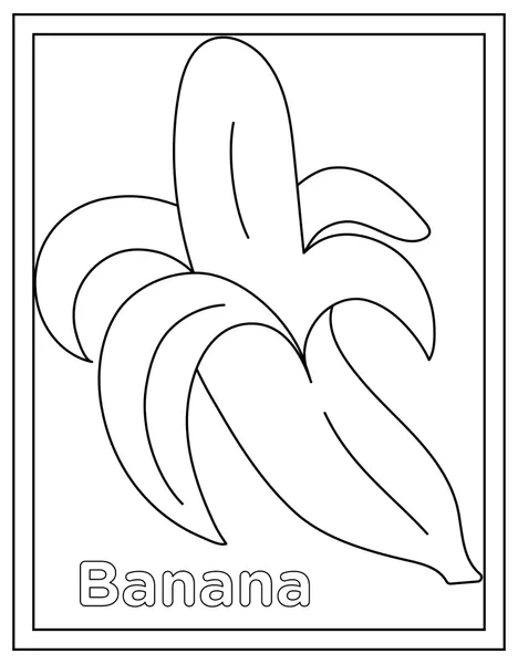 Dibujos para colorear e imprimir Banana