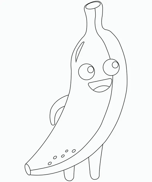 Dibujos para colorear e imprimir Banana