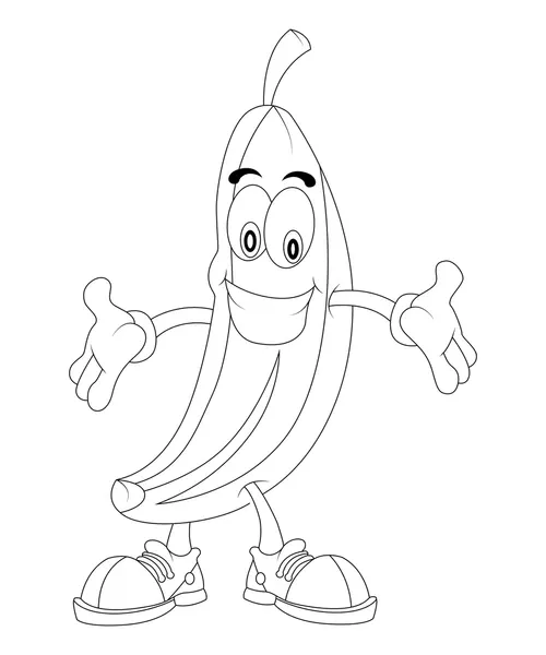 Dibujos para colorear e imprimir Banana