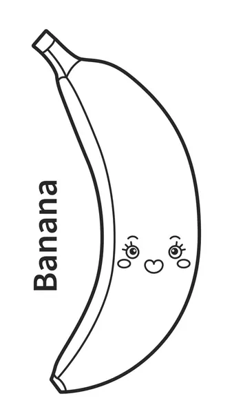 Dibujos para colorear e imprimir Banana