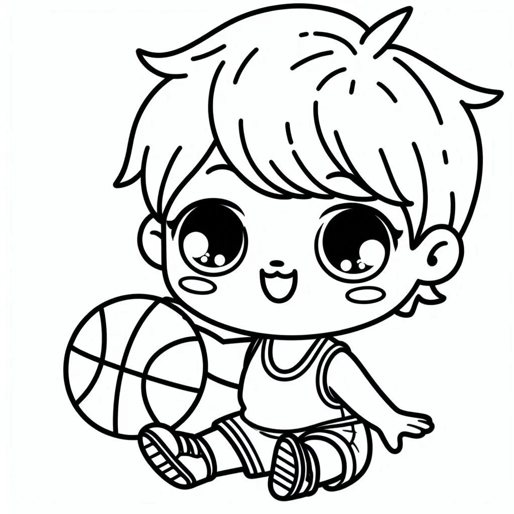 Dibujos para colorear e imprimir Basketball