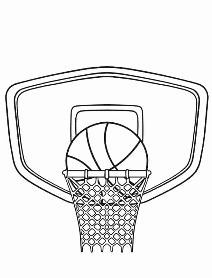 Dibujos para colorear e imprimir Basketball