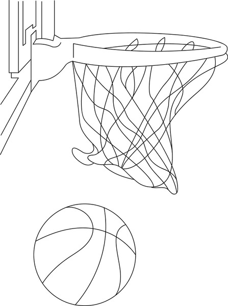 Dibujos para colorear e imprimir Basketball