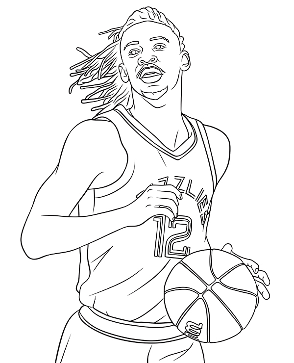 Dibujos para colorear e imprimir Basketball