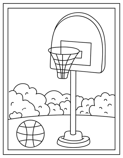 Dibujos para colorear e imprimir Basketball