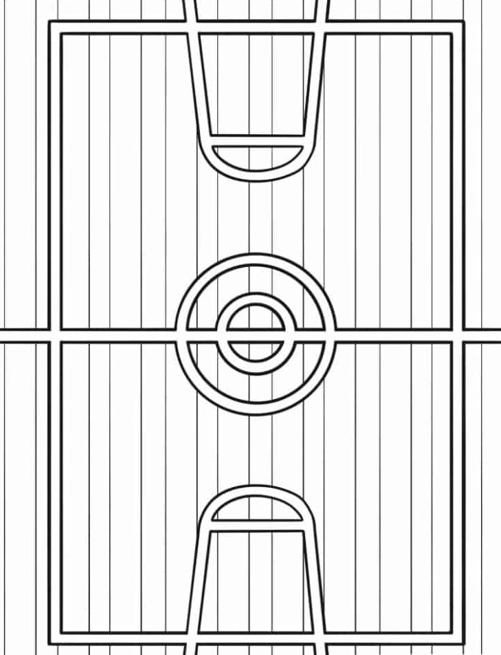 Dibujos para colorear e imprimir Basketball