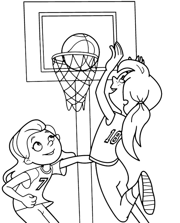 Dibujos para colorear e imprimir Basketball