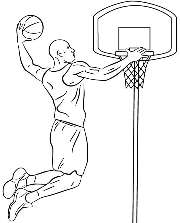 Dibujos para colorear e imprimir Basketball