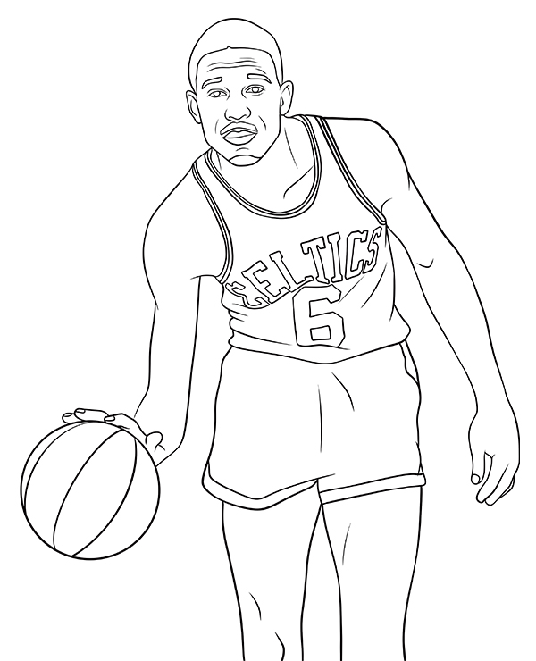 Dibujos para colorear e imprimir Basketball