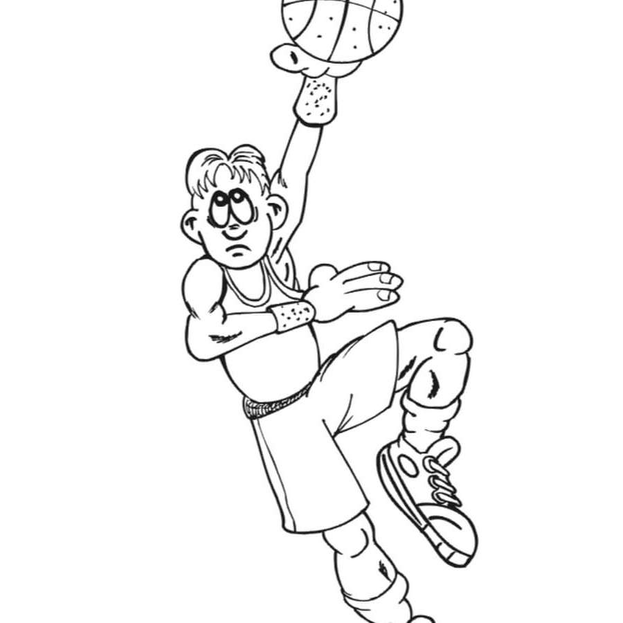 Dibujos para colorear e imprimir Basketball