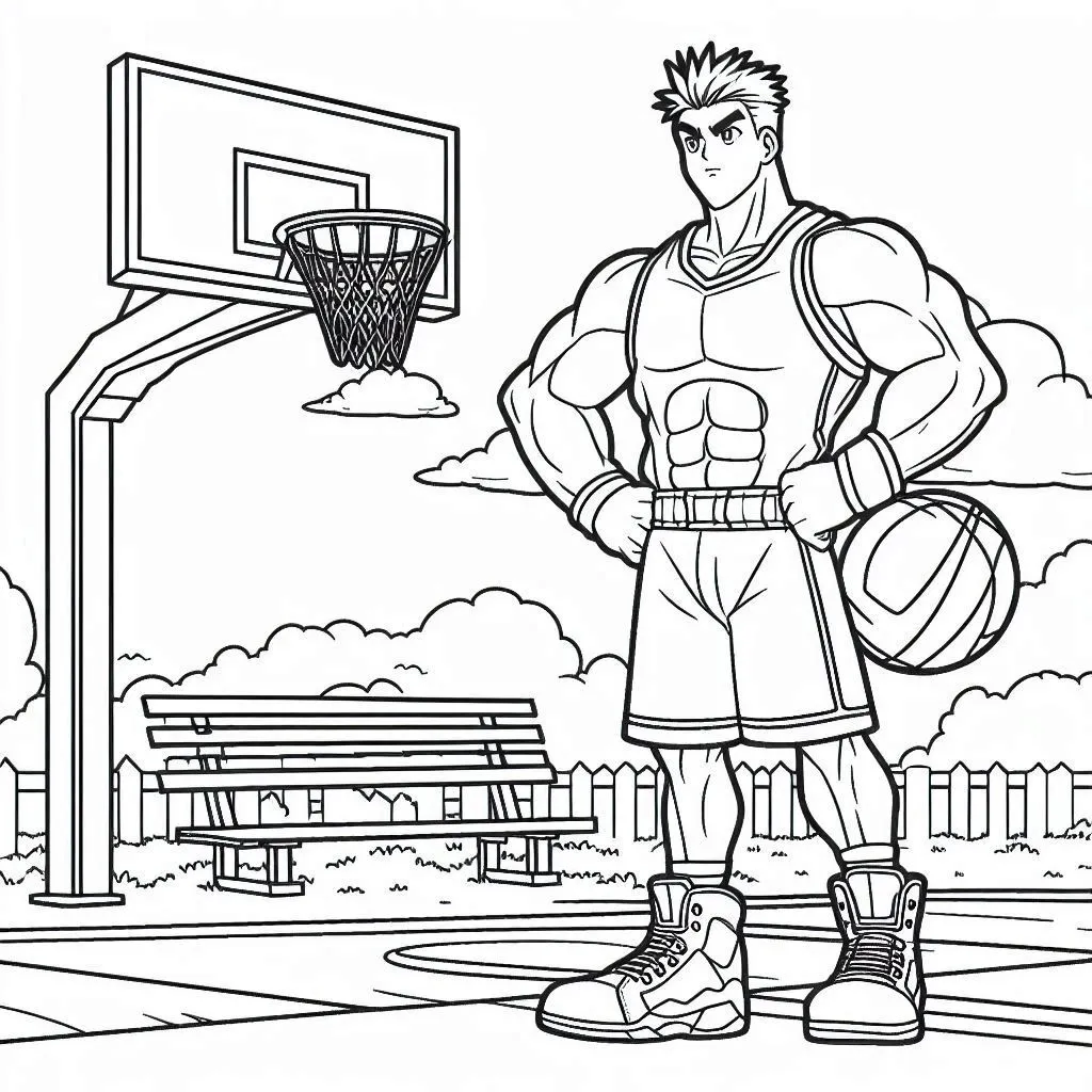 Dibujos para colorear e imprimir Basketball