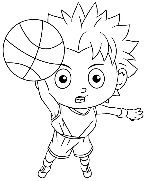 Dibujos para colorear e imprimir Basketball