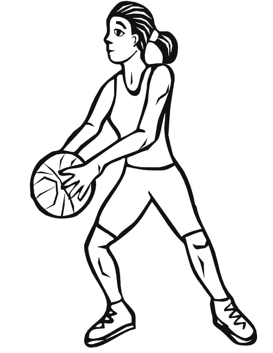 Dibujos para colorear e imprimir Basketball