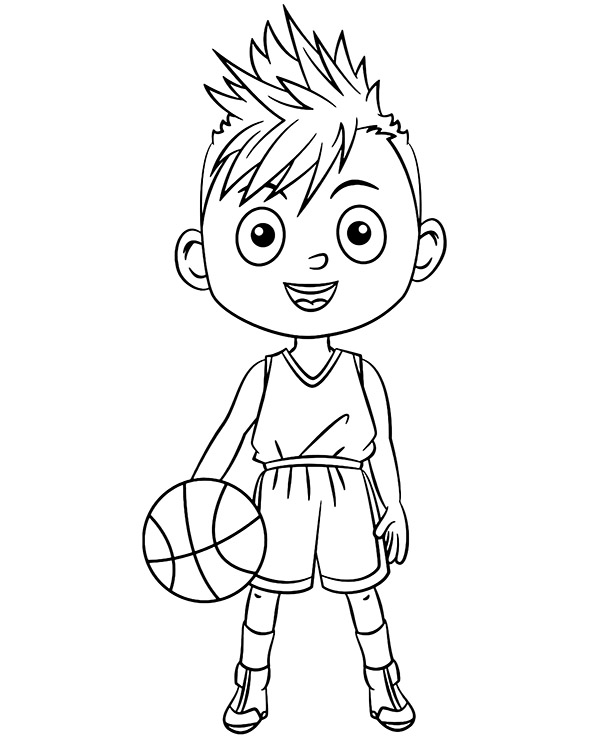 Dibujos para colorear e imprimir Basketball