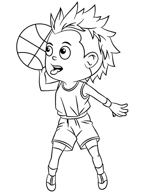 Dibujos para colorear e imprimir Basketball