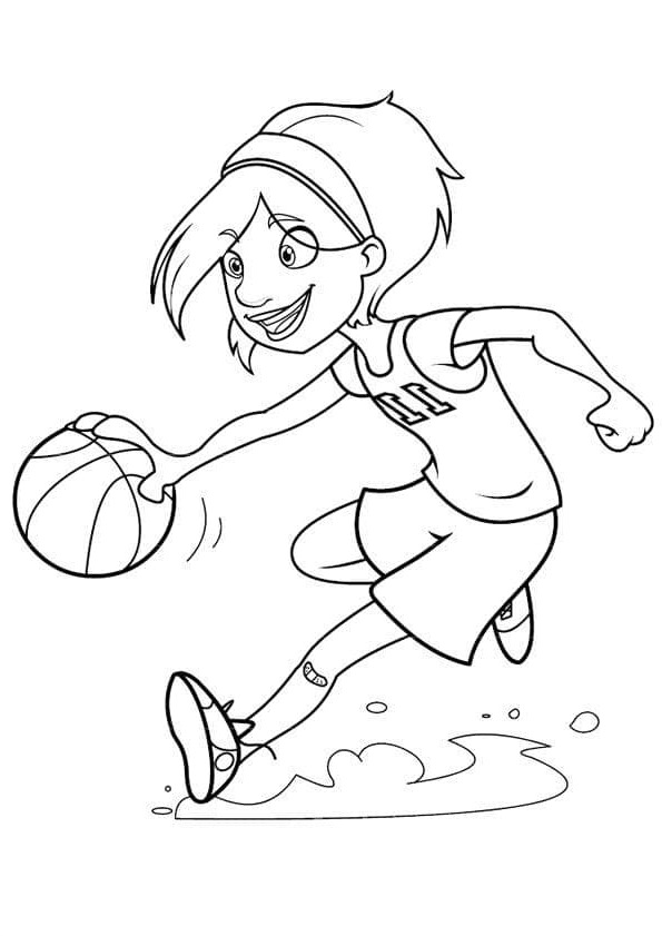 Dibujos para colorear e imprimir Basketball