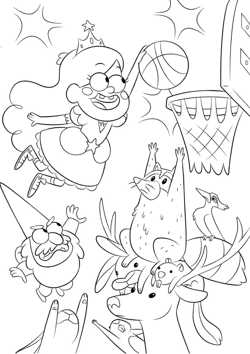 Dibujos para colorear e imprimir Basketball