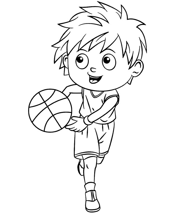 Dibujos para colorear e imprimir Basketball