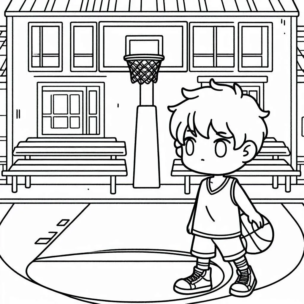 Dibujos para colorear e imprimir Basketball