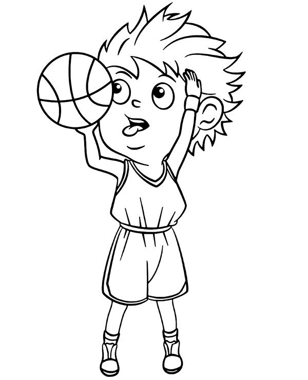 Dibujos para colorear e imprimir Basketball