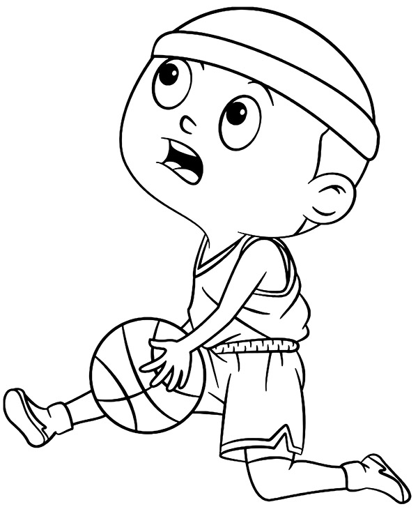 Dibujos para colorear e imprimir Basketball