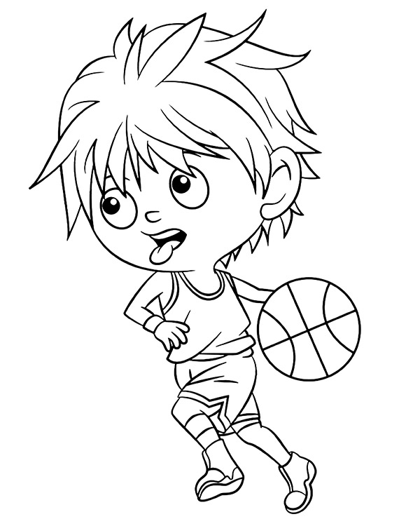 Dibujos para colorear e imprimir Basketball