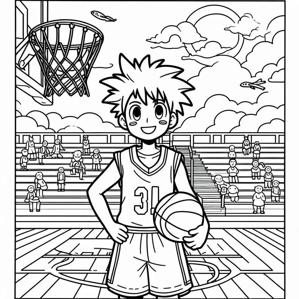 Dibujos para colorear e imprimir Basketball